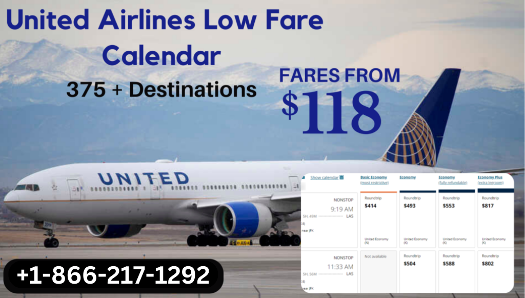 United Airlines Low Fare Calendar